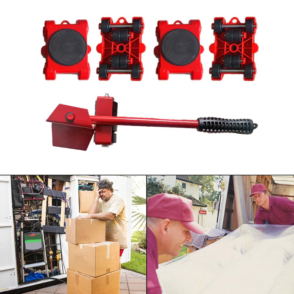 Einfach Möbel Heber Beweger Werkzeug einstellen Schwere Stoffe Bewegen Hand Werkzeuge einstellen Rad Bar Beweger Gerät Möbel Transport Werkzeug