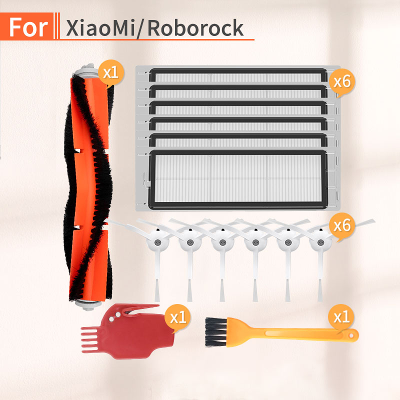 Roboter staubsauger wichtigsten pinsel HEPA-Filter zubehör für XIAOMI 1/2 roborock s50 s51 s6 S55 staubsauger teile