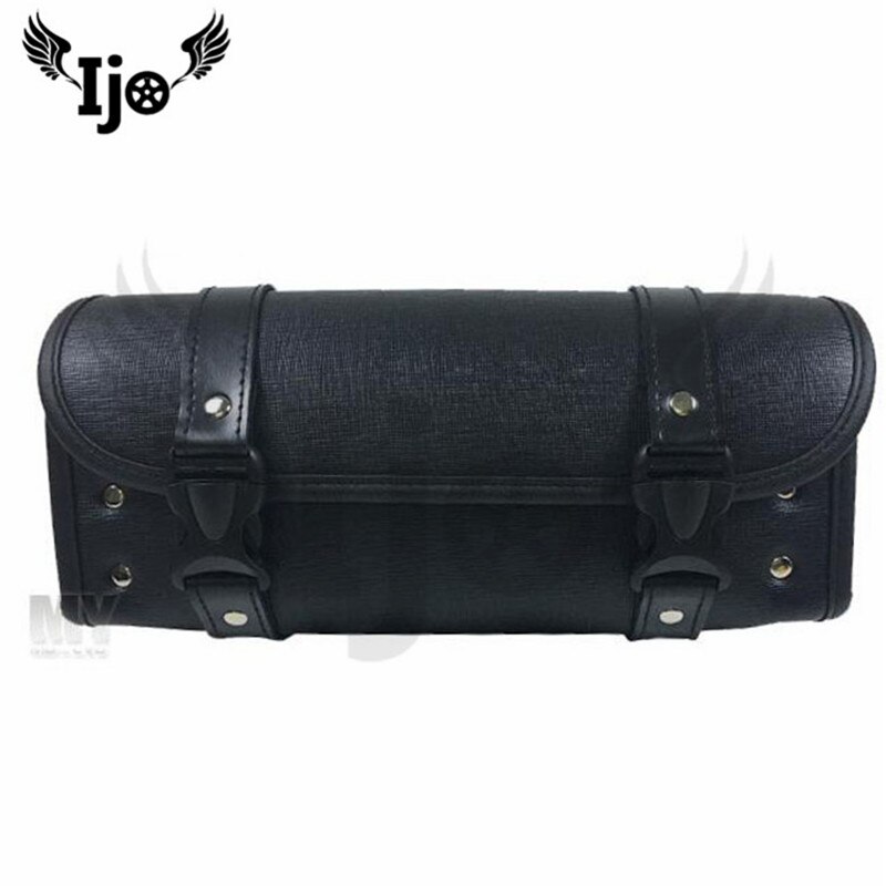 Dirtbike schulter tasche für Harley umrüsten retro Ritter tasche werkzeug tasche schulter tasche Universal- Schwarz Hochwertige leder