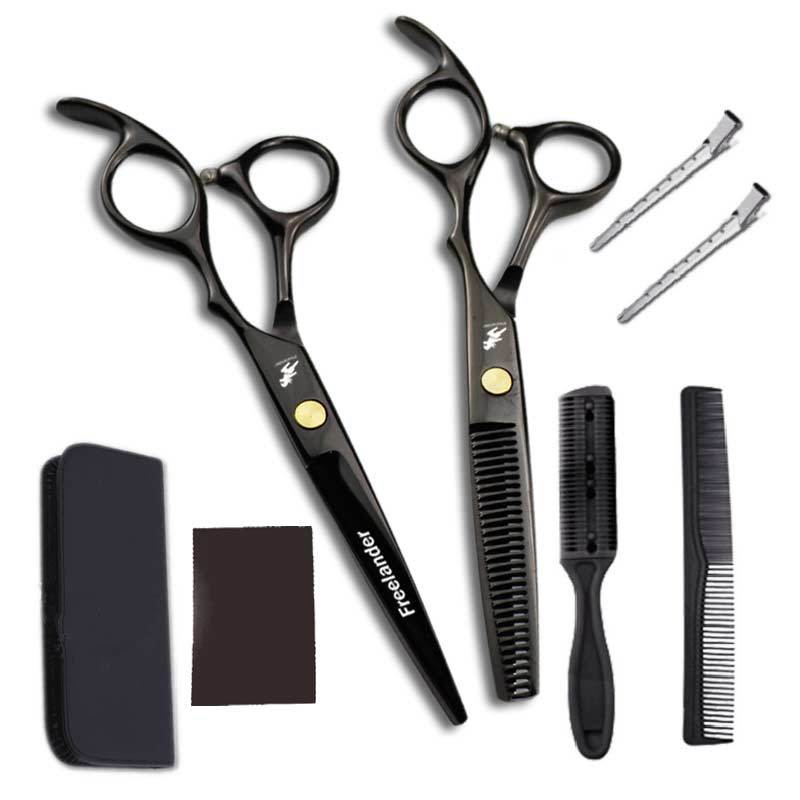 Friseur Haar Schere für Barbier Schneiden Ausdünnung Barbershop Haarschnitt Schere Friseur Lieferungen Eingestellt Bausatz