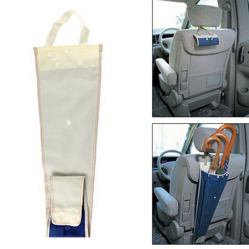 Auto Regenschirm Lagerung Tasche Faltbare Sitz Zurück Abdeckung Aufhänger Wasserdichte Regenschirm Abdeckung Auto Regenschirm Lagerung Veranstalter