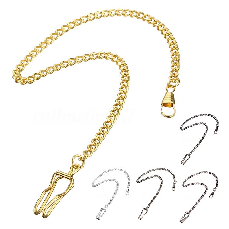retro Antike Jahrgang Taschenuhr Kette Silber