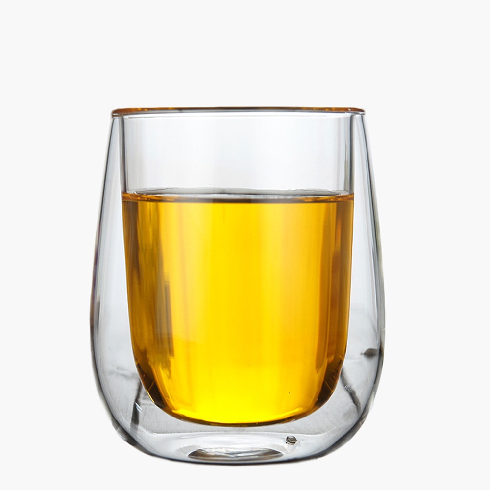 Neue Wärme-Besteändig Doppel Zauberstab Glas Tasse Bahre Espresso Kaffee Tasse einstellen Handgemachte Bahre Becher Tee glas Whiskey Glas tassen Getränk