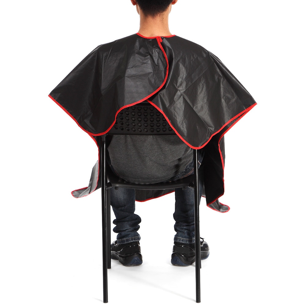 Mantel Haar Schneiden Einfügen Kragen Wasserdichte Tuch Salon Barbier Kleid Friseur Friseur Schneiden Haar Professionelle Juni11