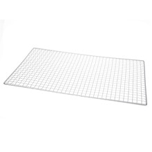 Metall Quadrate Löcher Grill Grill Draht Gittergewebe 40cm x 25cm BBQ Grill Werkzeug Antihaft Edelstahl Grillen Draht Gittergewebe Ofen