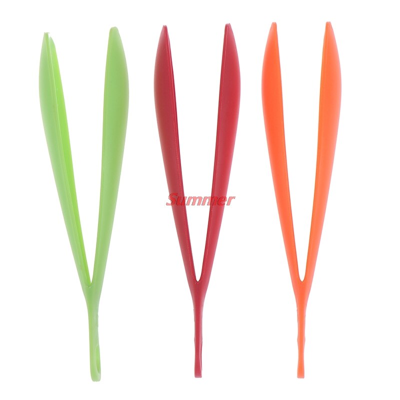 3 farbe 14.7*1,8 cm Lebensmittel Zange nicht-Stock Grill Clip Lebensmittel Salat Tong Küche Werkzeuge utensilien Zubehör