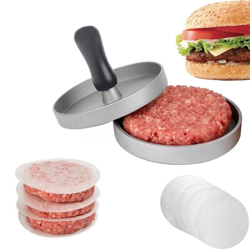 11/16/20/24cm Runde Backen Papier Kreis Pergament Papier Liner BBQ Ofen Patty Hamburger Papier kuchen Nicht-Stock Backen Werkzeug
