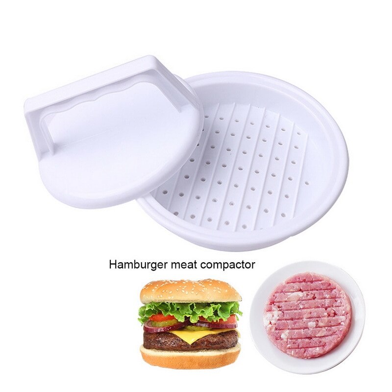 DIY Hamburger Fleisch Presse Werkzeug Lebensmittel-Klasse Kunststoff Macher Fleisch Burger Hersteller Schimmel Hamburger Presse Burger Küche Werkzeug ^ 1
