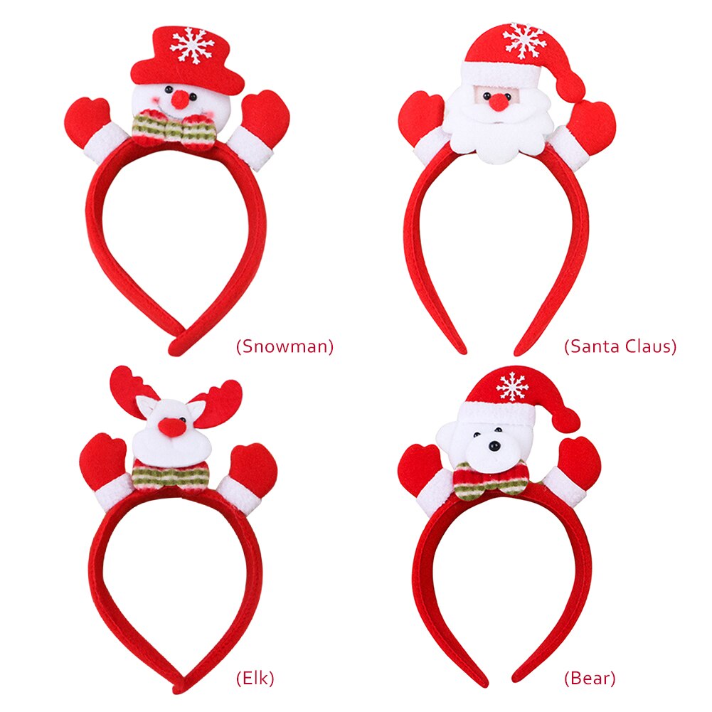 LED Blinkt Weihnachten Haarband Stirnband glühend Weihnachten Haarband Headwear Kopf Schnalle Dekoration Party Dekoration