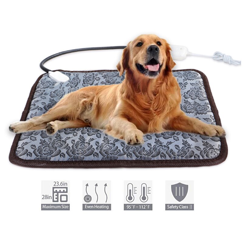 20W 3-Modus Heizung Pad Haustier Hund Katze Wasserdichte Elektrische Warme matt Kissen Teppich Haustier Bett Decke Hause heizung Warme Fuß Pad Für Winter