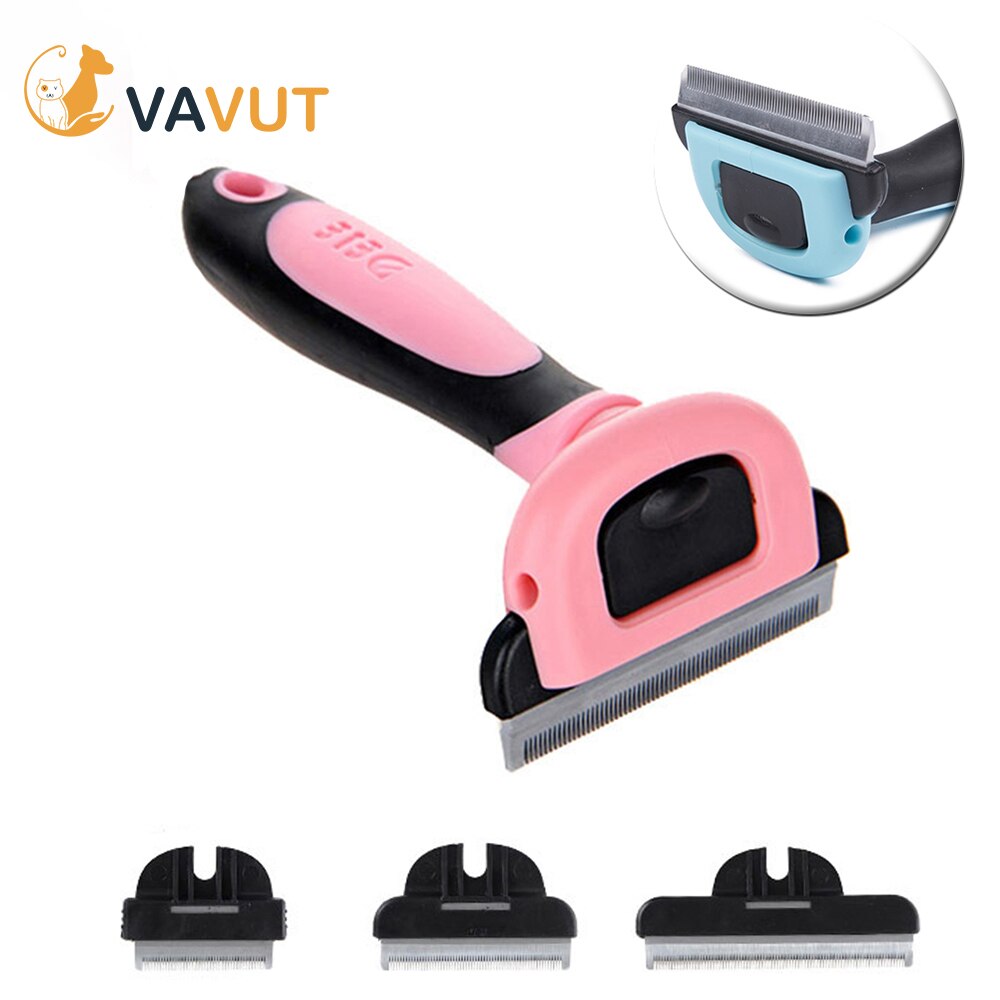 Pflege Werkzeuge Hund Haar Kamm Entferner Katze Pinsel Abnehmbare Befestigung für Haustier Trimmer Kämme für Katze Haustier Supples Chihuahua