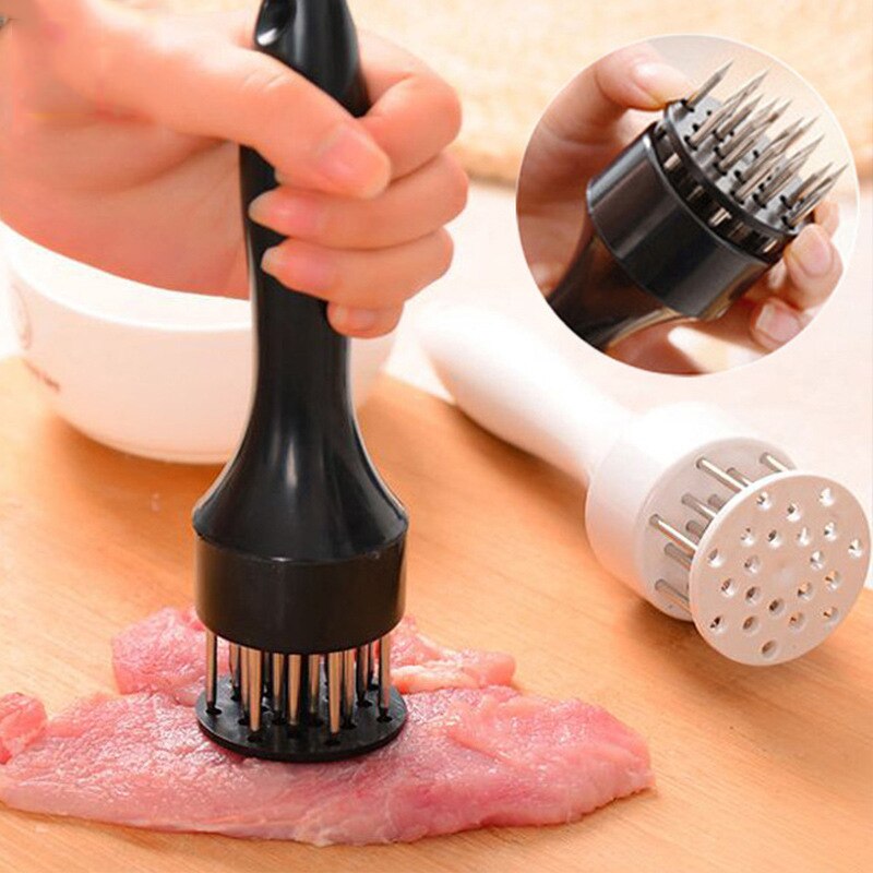 Edelstahl Fleischklopfer Nadel Fleisch Hammer Rindfleisch Steak Schweinefleisch verlieren Fleisch Nadel Küche Werkzeuge Kochen Zubehör 2 Farben