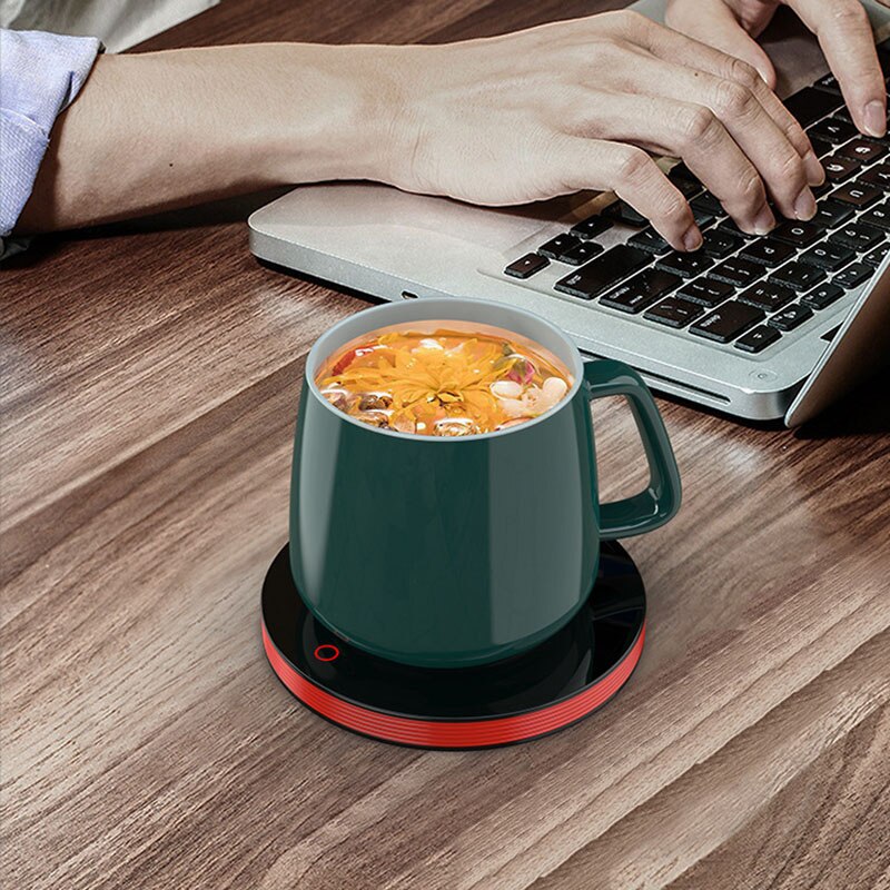110/220V Tragbare Elektrische Heizung Basis Pad Mini Clever berühren Kontrolle Tee Heizung Kaffee Milch Wärmer Halfter Wasser tasse Thermostat