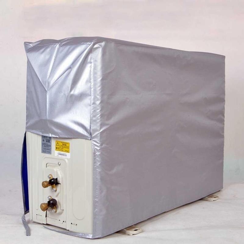 draussen Klimaanlage Reinigung Silber Abdeckung Innen Klimaanlage Sonnencreme Wasserdicht PEVA Antiseptische Werkzeuge Einheit Staub Luft Abdeckung