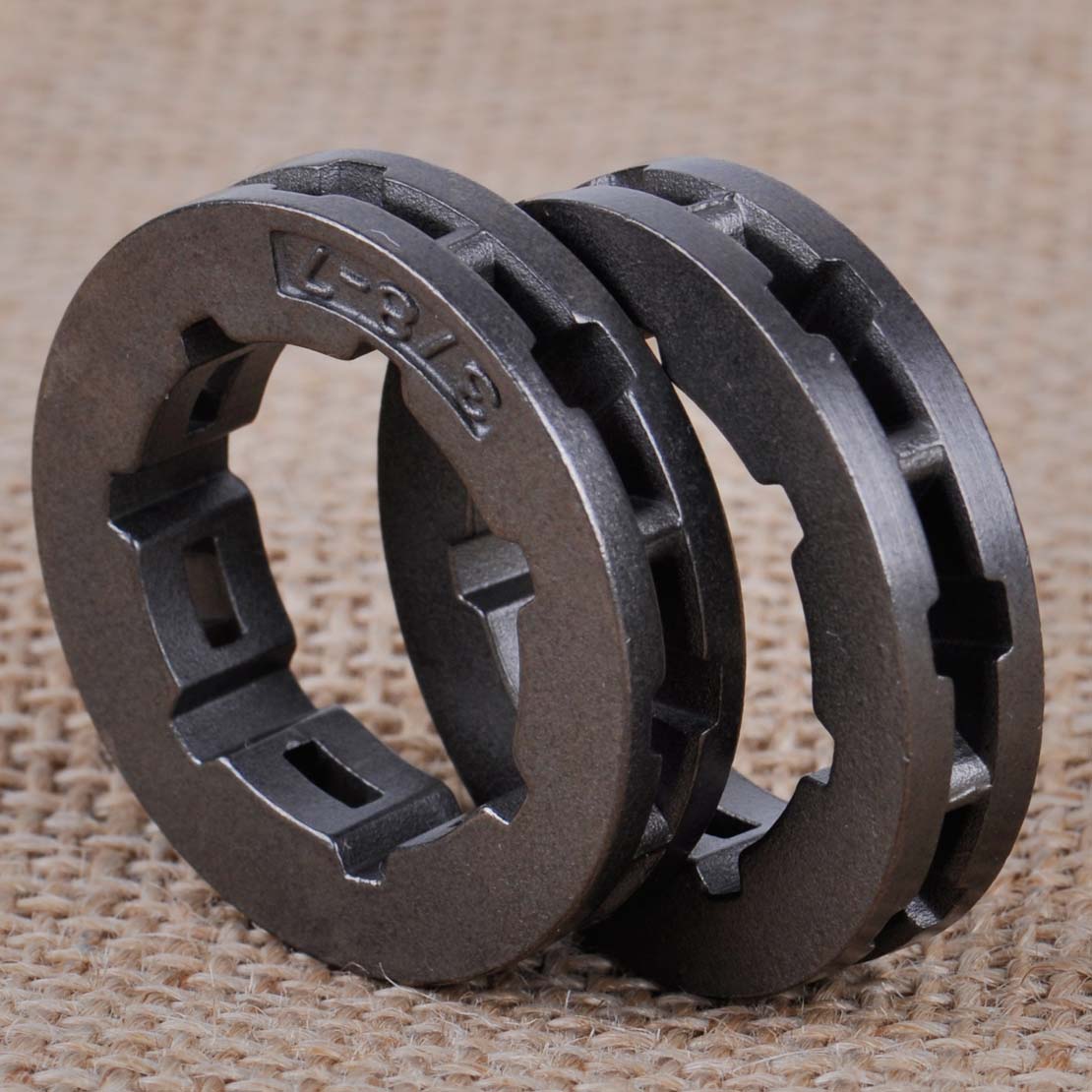 LETAOSK 2Stck Rand Kettenrad 3/8 "7 Zähne passen Für Stihl Frau380 Frau381 Frau440 Frau441 Frau460 Frau660 Kettensäge