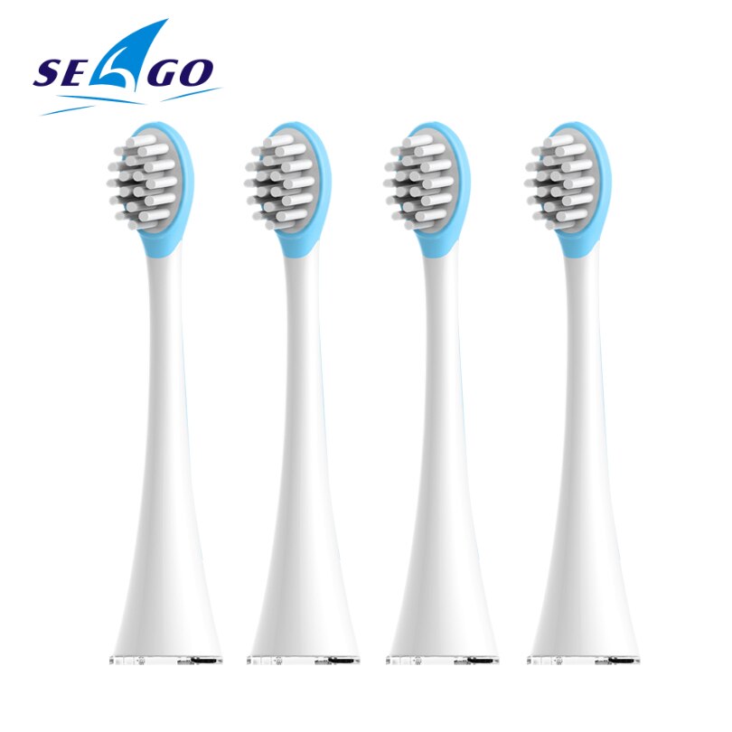 SEAGO 4 teile/los Elektrische Zahnbürste Köpfe Passt für SK2 Ersatz Zahnbürste Köpfe Düsen Weichen Borsten