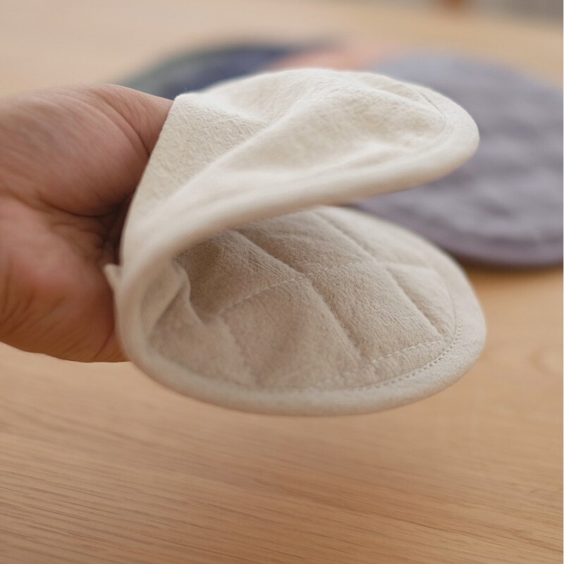 1 stück Leinen Backofen Handschuhe 24x16cm Wärme Beständig Handschuhe Isolierung Anti-Unterhose Clip Kochen Backofen Handschuhe Küche Handschuhe