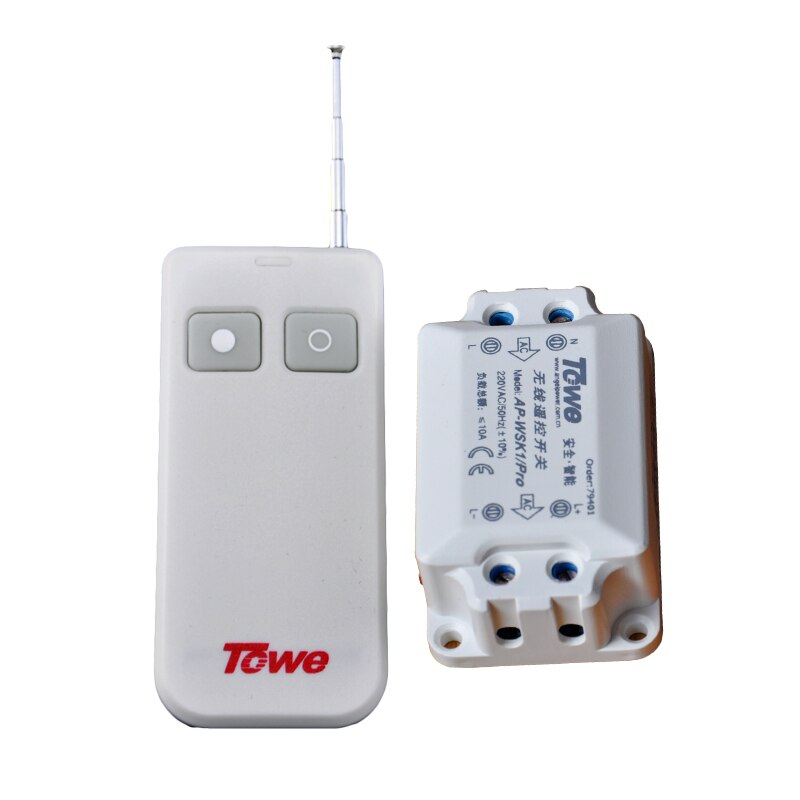 TOWE AP-WSK1/Profi kabellos 220 V einzigen weg doppel kontrollieren große Energie durch Zauberstab intelligentes Energie fernbedienung schalter