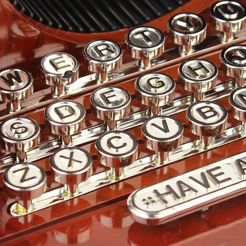 Heimat retro Jahrgang Schreibmaschine Musik Kasten Für Heimat Zimmer Büro Mechanische Dekoration freundlicher retro Musik Kasten