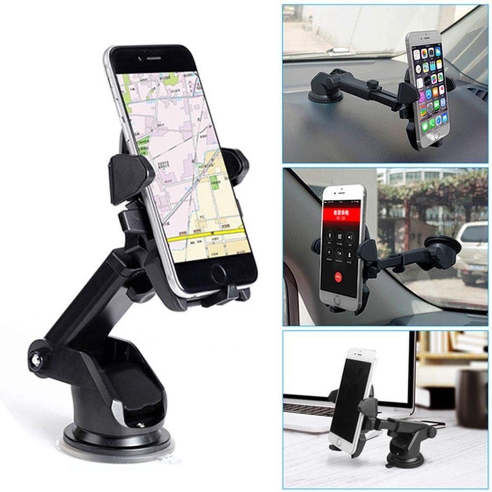 360 ° umdrehungen Einstellbar Auto Halfter Saugnapf Unterstützung Windschutzscheibe Halterung für Weniger als 6 zoll Handy, Mobiltelefon praktisch iPhone