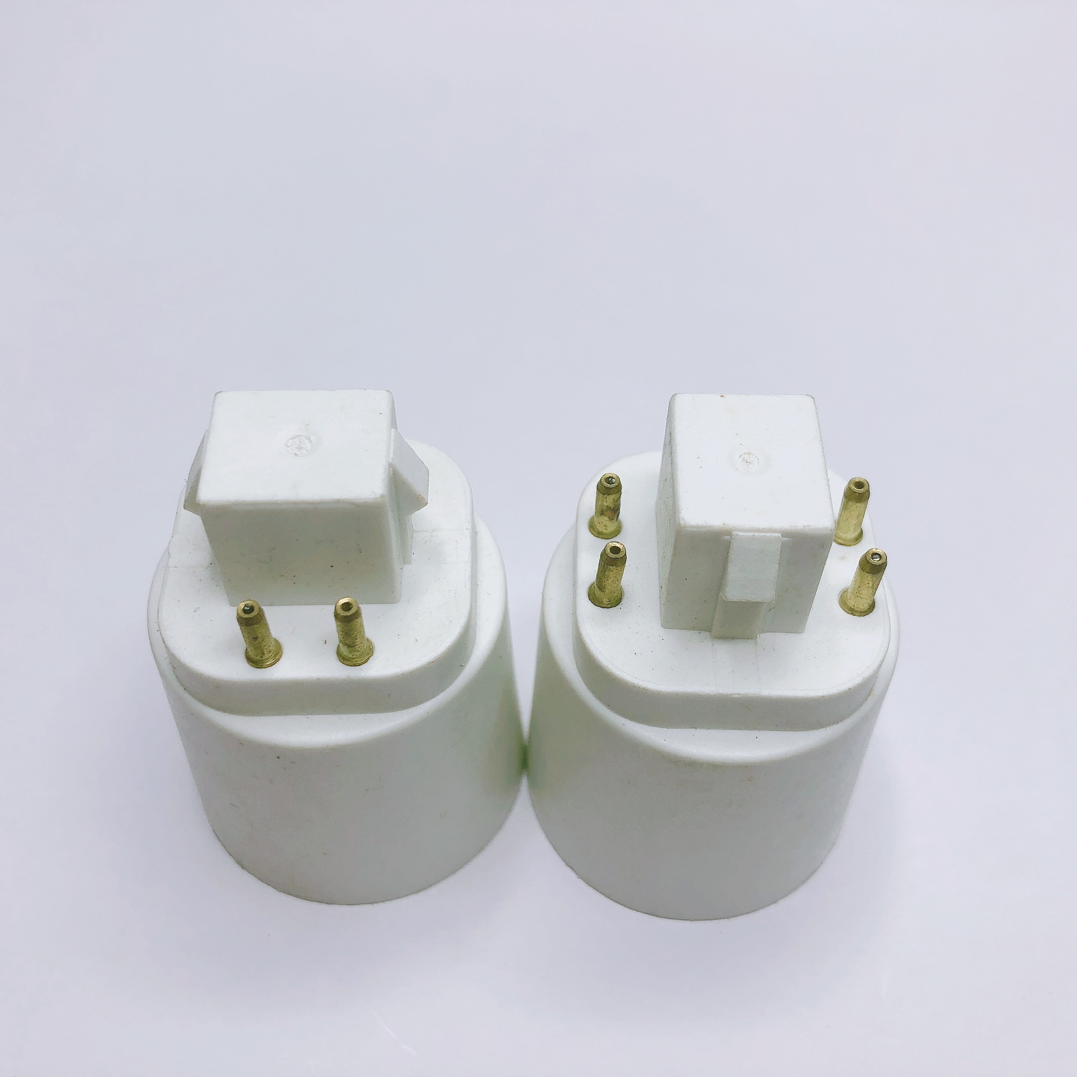 ABS LED G24 zu E27 Adapter Buchse Halogen gx24q CFL Licht Lampe Base Konverter e27 zu g24 lampe Halfter Adapter 4Stift 85-265V