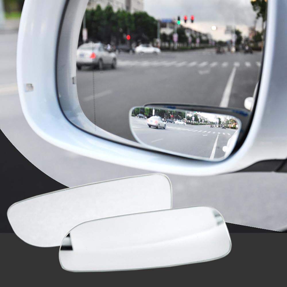 360 grad Auto Spiegel Weitwinkel konvex blind Stelle Spiegel 2 stücke Parkplatz Auto Motorrad Rückansicht Einstellbare Spiegel Zubehör