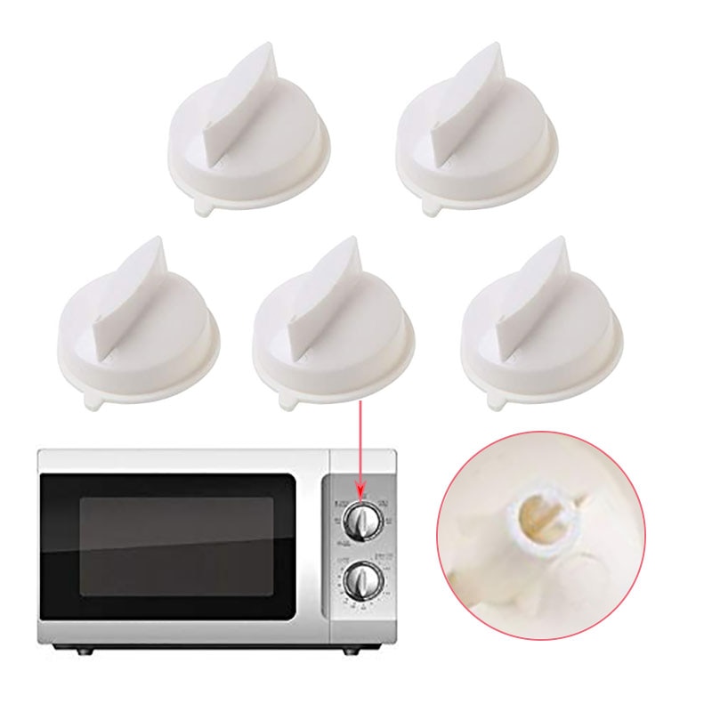 5Stck Mikrowelle Universal- rotierend Timer Knopf Knopf für Mikrowelle Ersatzteile Zubehör