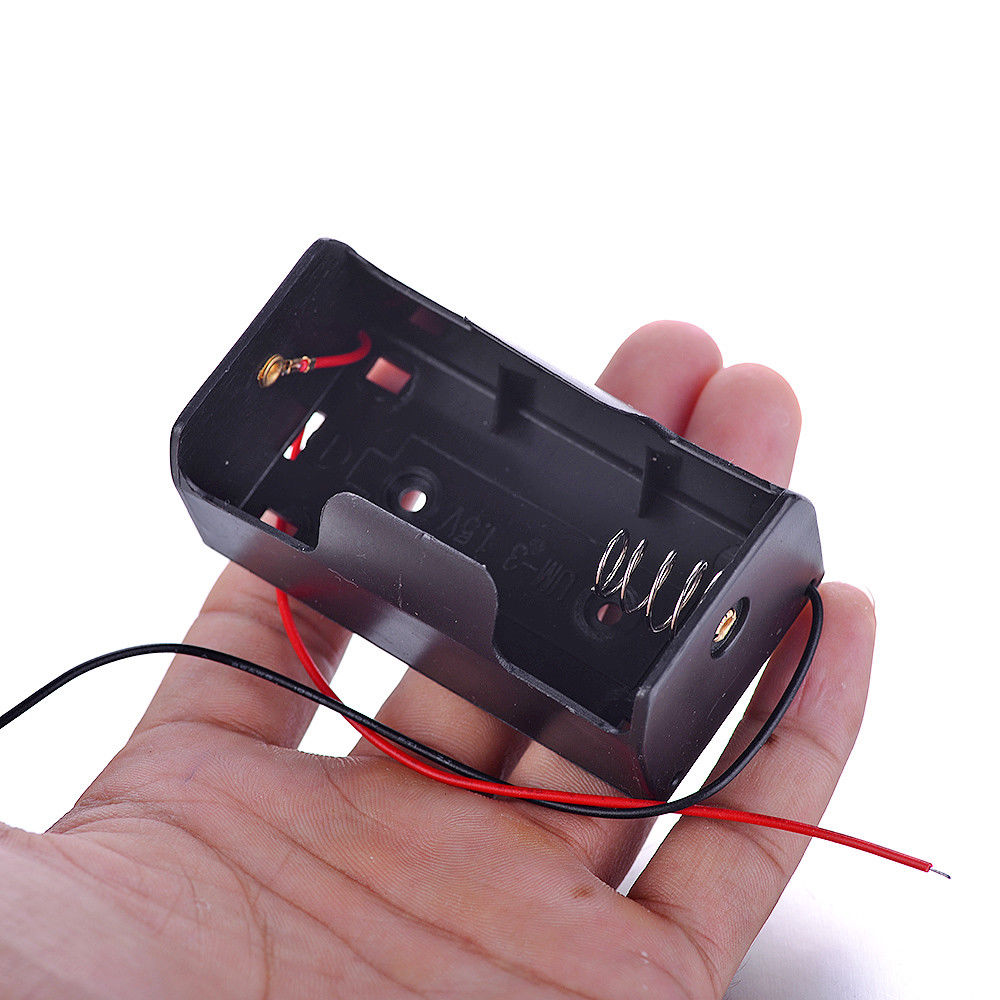 DIY Batterie Halfter fallen 1 Schlüssel D Größe 1,5 V Batterie Halfter Zelle mit Drähte dauerhaft Batterie Halfter fallen Wiederaufladbare batterie fallen