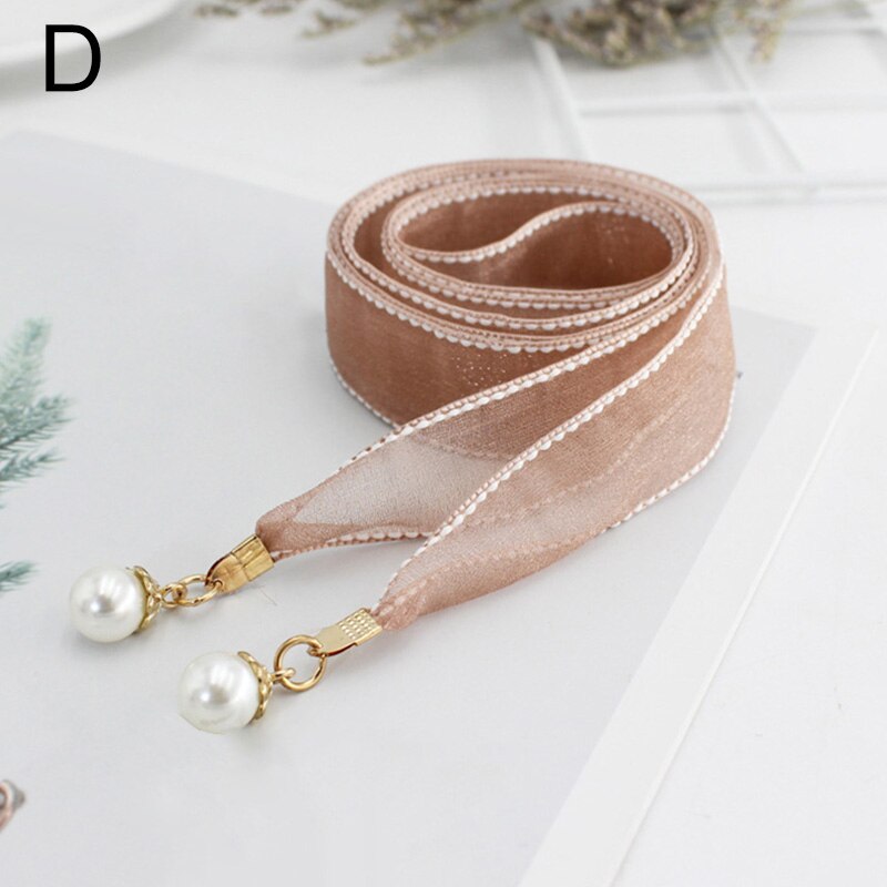 Frauen Spitze Hohl Gürtel Weibliche Dünne Perle Gürtel Seil Für Kleider Quaste Bund Gürtel Knoten Verziert Schmale Band für Mädchen