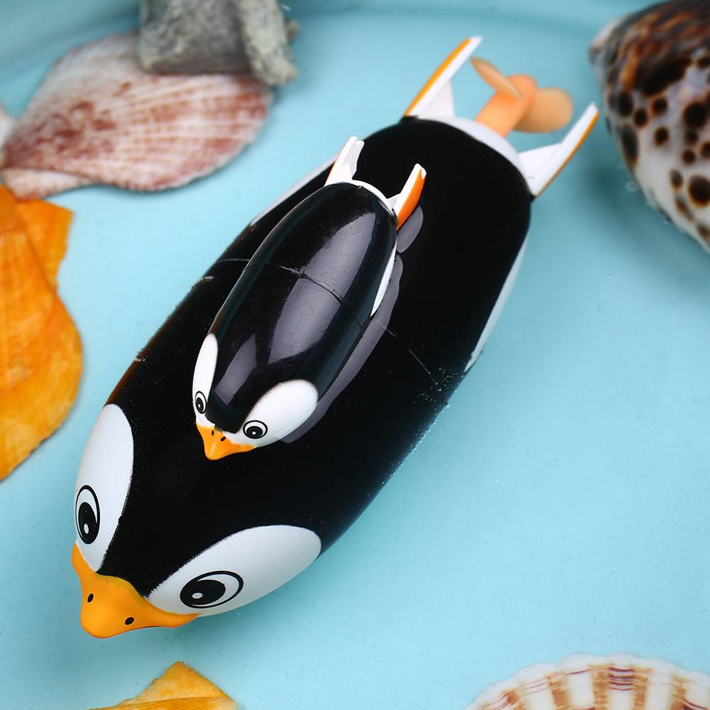 2Stck Pinguine Elektrische Schlecht Spielzeug Ebene Unterwasser Tauchen Schwimmen Spielzeug Pädagogisches Batterie Elektrische Pinguin Schlecht Spielzeug Für Baby