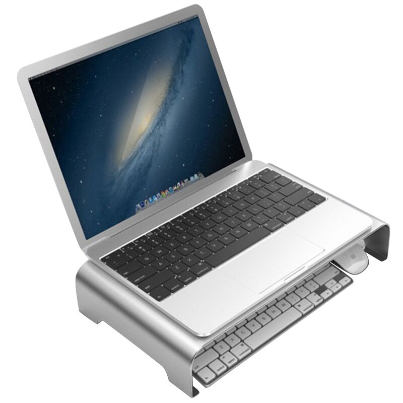 Tragbare Aluminium Monitor Stand Metall Computer Universal- Schreibtisch Stehen Schreibtisch Stehen Für Laptop IMac Mac Buch Lenovo Dell