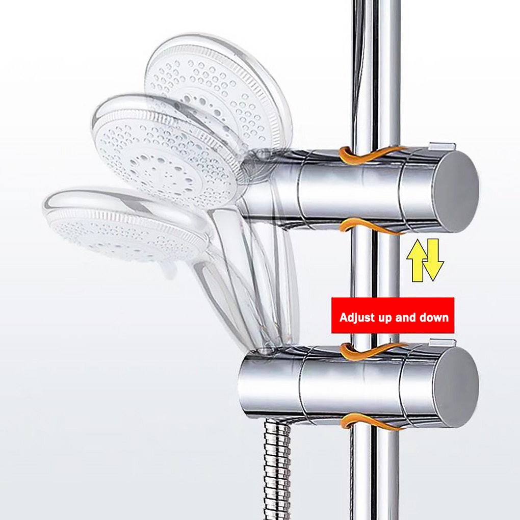 Einstellbare Dusche Kopf Halfter Dusche Schiene Stange Schieberegler Halterung Showerhead Klemme Schlecht Zubehör