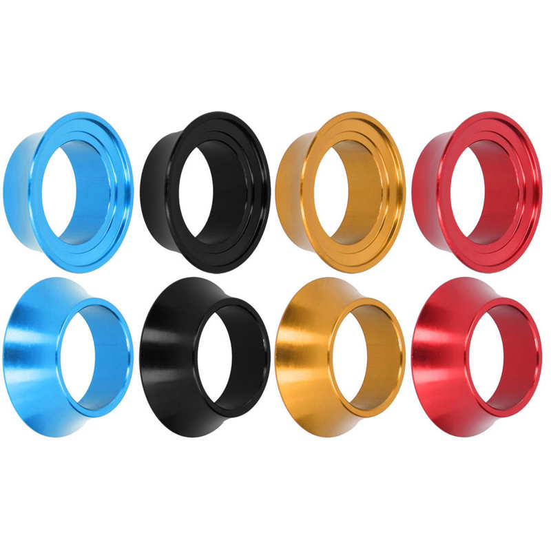 2Stck CNC Aluminium Legierung 15mm Fahrrad Kegel Unterlegscheibe Fahrrad Gabel Konische Vorbau Abstandshalter Headset Deckel Fahrrad Zubehör