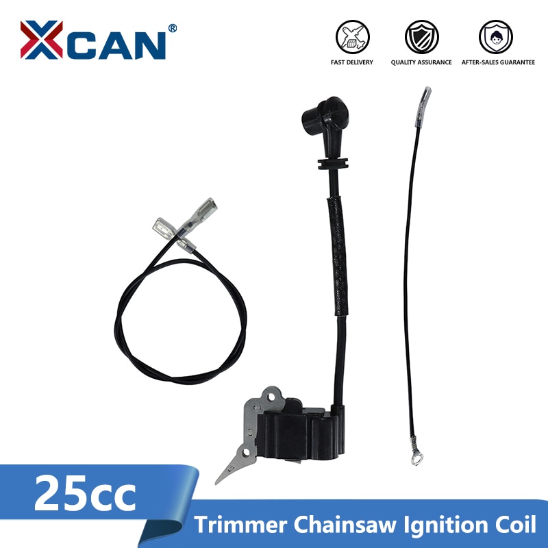 XCAN Trimmer Kettensäge Zündspule Für 2500 25cc Kettensäge Ersatzteile Teile Garten Energie Werkzeug