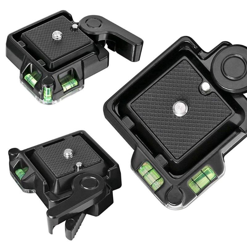 schnell Freisetzung Platte Plattform Montieren Basis Camcorder Stativ Einbeinstativ Ball Kopf für DSLR Kamera QR40 1/4,3/8 Schraube