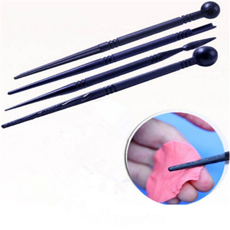 4 Teile/satz Nützlich Backformen Geschnitzte Stifte Spielereien DIY Blume Modellierung Werkzeug Fondant Kekse Kuchen Formen Kuchen Dekorieren Werkzeuge