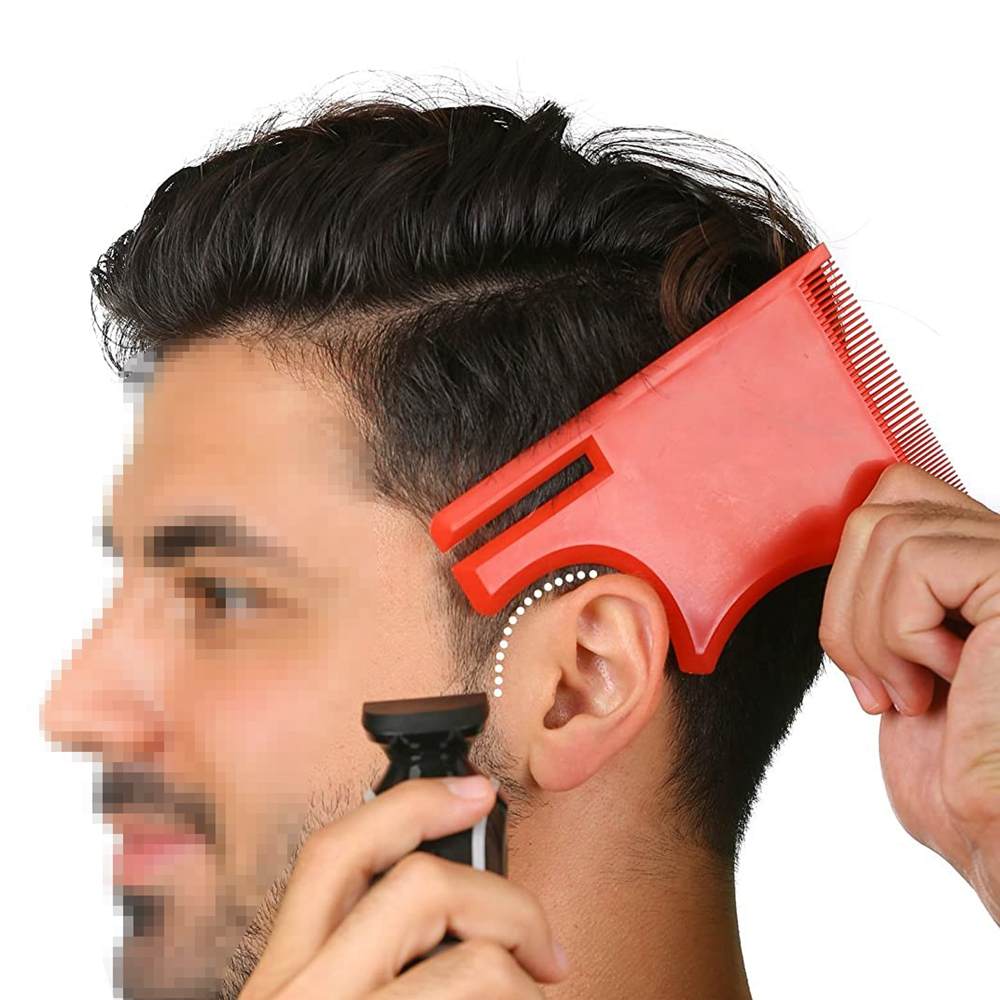 Friseur Stil Lineal Kompatibel Mit Haar Haarschneidemaschine Haar schneiden werkzeug Multi-Kurve Haaransatz Schablone Schablone Für Styling Werkzeuge