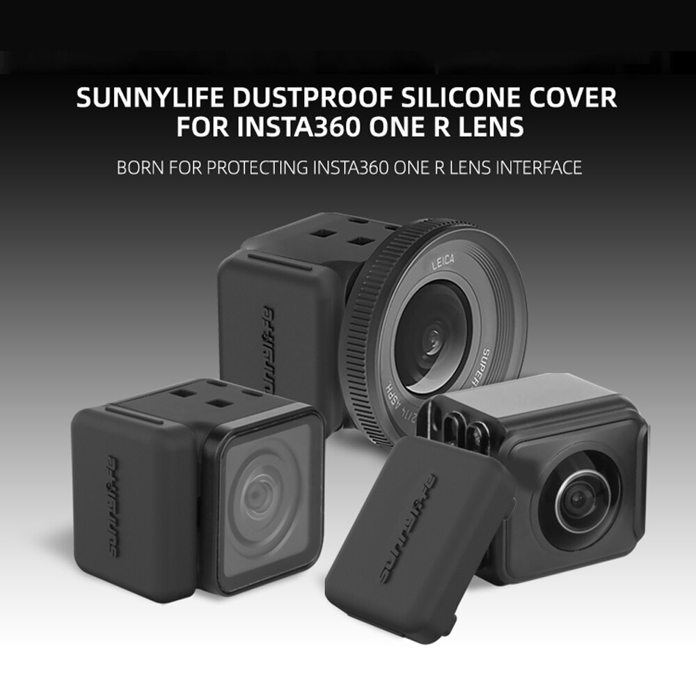 Sunnylife staubdicht silikon abdeckung für INSTA360 EIN R OBJEKTIV stecker für schutz INSTA360 EIN R objektiv Schnittstelle