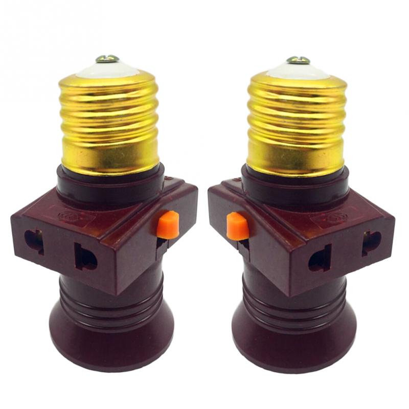2 stücke E27 Lampe Buchse Multi-zweck Buchse Schalter Lampe Halfter See Bakelit Hülse Flammschutzmittel Material Birne Halfter 220V