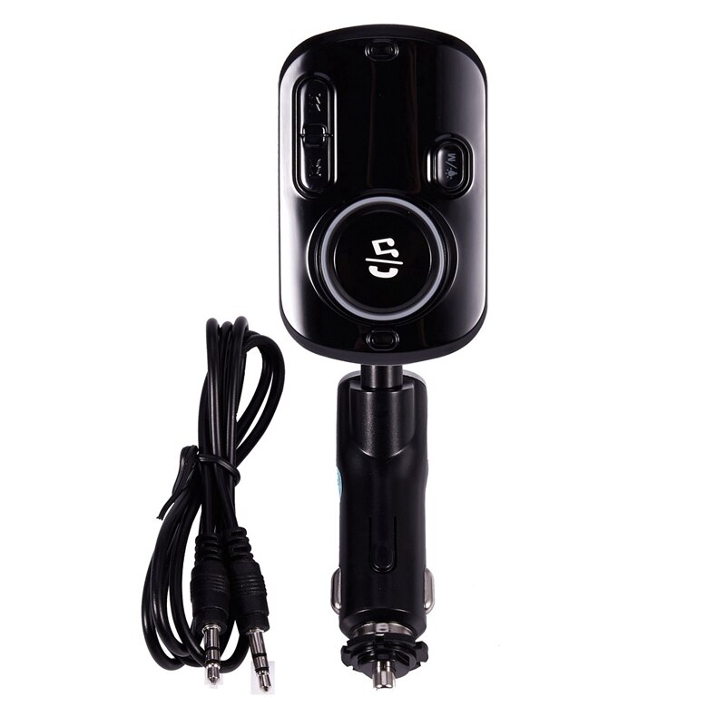 Bluetooth Fm Sender, kabellos Auto Fm Modulator Auto Mp3 Spieler Auto Bausatz Freisprecheinrichtung Bluetooth Auto Ladegerät Mit Umgebungs Licht