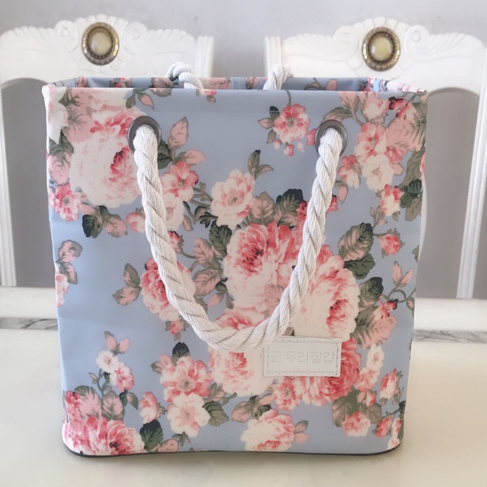 Schlecht Tasche Waschen Tasche machen-hoch Tasche Lagerung Tasche Multi-zweck Wasserdicht Blume Schlecht Korb