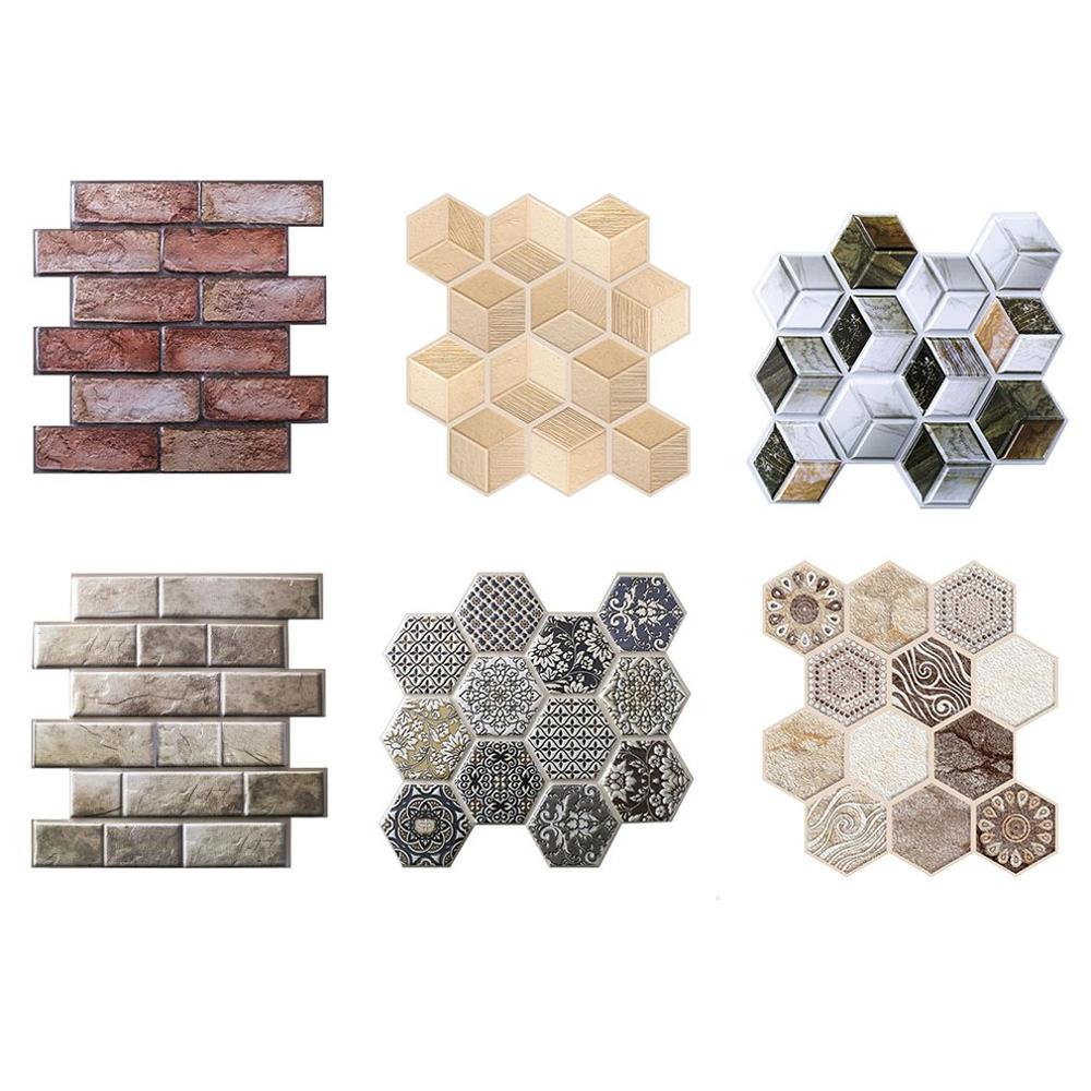 Funlife selbst Klebstoff Mosaik- Fliesen Zauberstab Aufkleber Küche Schlecht Dekor Vinyl Zauberstab Aufkleber Wasserdichte Schälen Stock PVC Fliesen Tafel