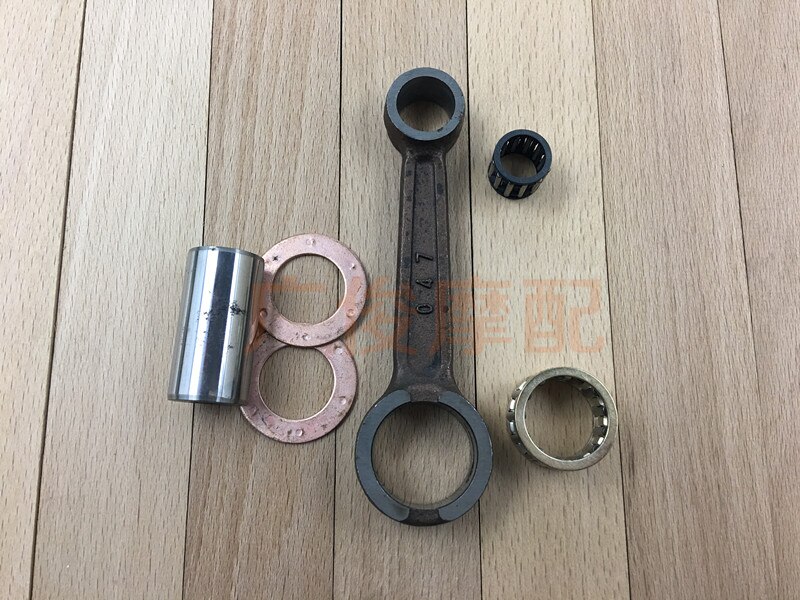 Kurbelwelle pleuel Bausatz mit buchsen für Chinesische Keeway Rolle für Suzuki AG100 V100 ZG100 Motorrad ersatzteile 100cc