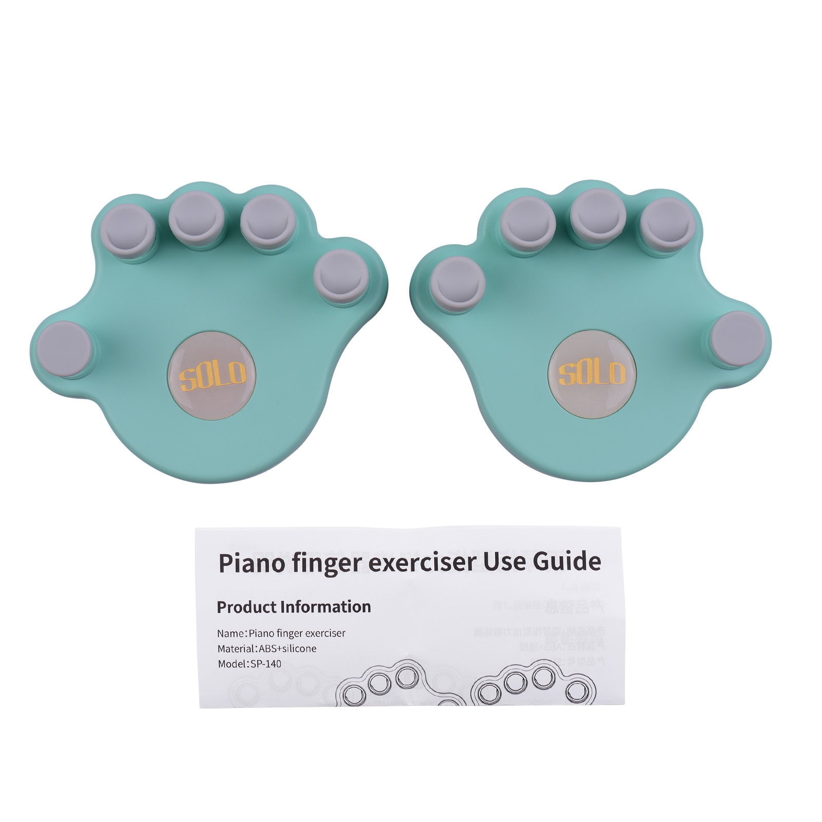 Solo Klavier Finger Trainer Klavier Finger Festigkeit Ausbildung Werkzeug Finger Korrektoren Weiche Finger Pads Klavier tastatur für anfänger