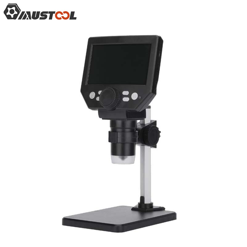 MUSTOOL G1000 Tragbare Digitale Mikroskop 4.3 'Elektronische HD Video Mikroskope 1-1000X HD 8MP Endoskop Lupe Kamera Handy, Mobiltelefon
