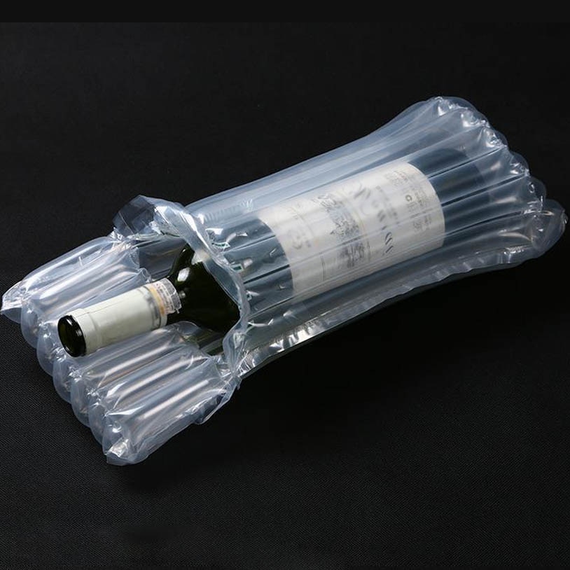 Rotwein flasche verdicken luft tasche aufblasbare Transport dämpfung Puffer luft tasche schutz tasche 8X32CM