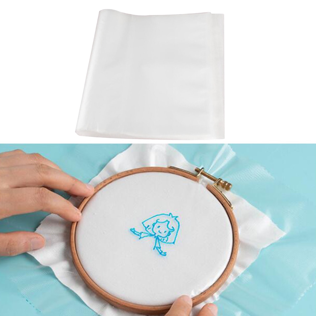 Pack von 5 Blätter Shirt Überweisungen Papier Wasser Löslich Stabilisator Papier Kreuz Stich Liefert DIY Handgemachte Stickerei Kleidung