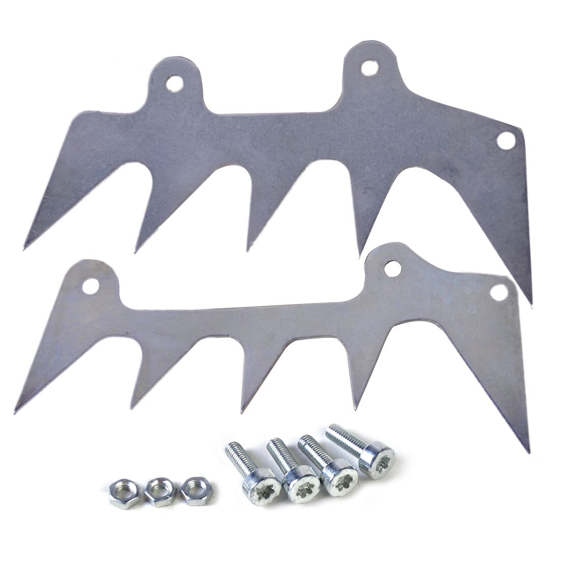 LETAOSK 2 stücke Silber Stoßstange Spitze Fällen Hund einstellen Werkzeug passen für STIHL 044 046 064 065 066 Frau440 Frau460 Frau640 Frau650 Frau660