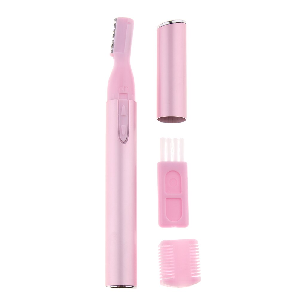 Profi Elektrische Gesicht Augenbraue Haar Rasierer rasierer Entferner Trimmer Batterie Betrieben