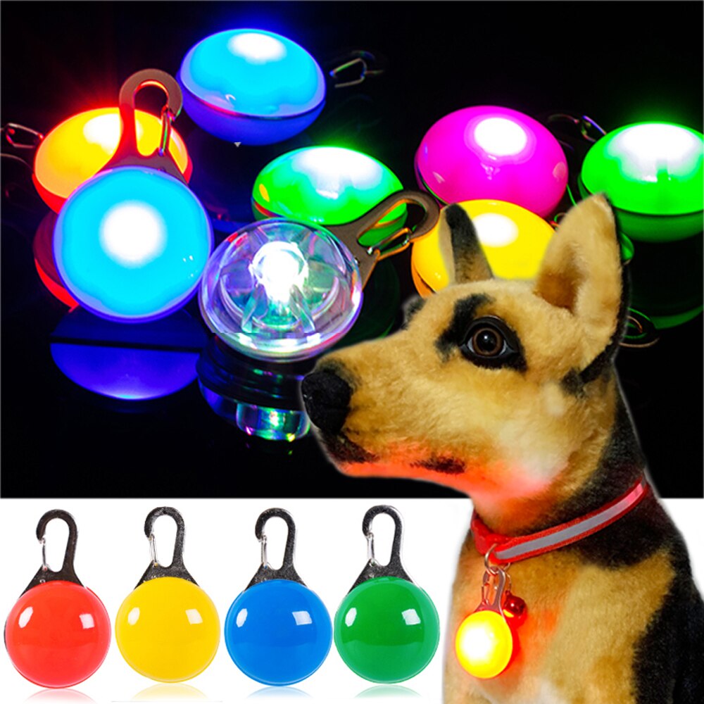 LED Taschenlampe Hund Halskette Leucht Helle Leuchtende Anhänger LED Licht nutzbar machen Nacht Sicherheit Haustier Kragen Haustier Zubehör